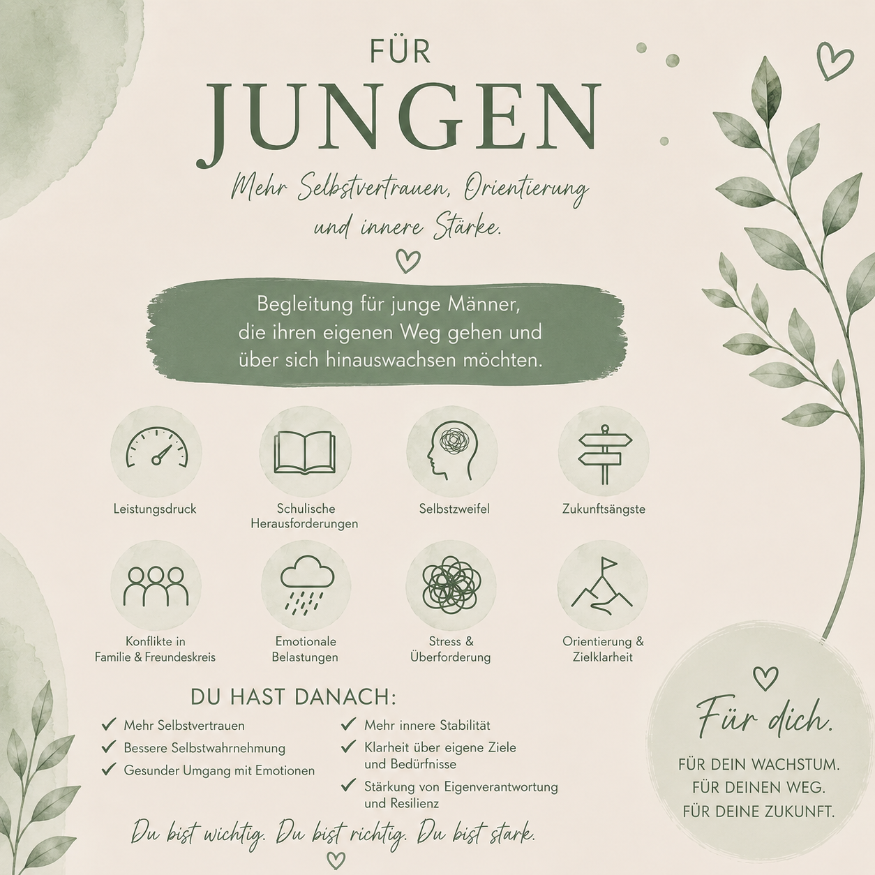 Begleitung für Burschen 